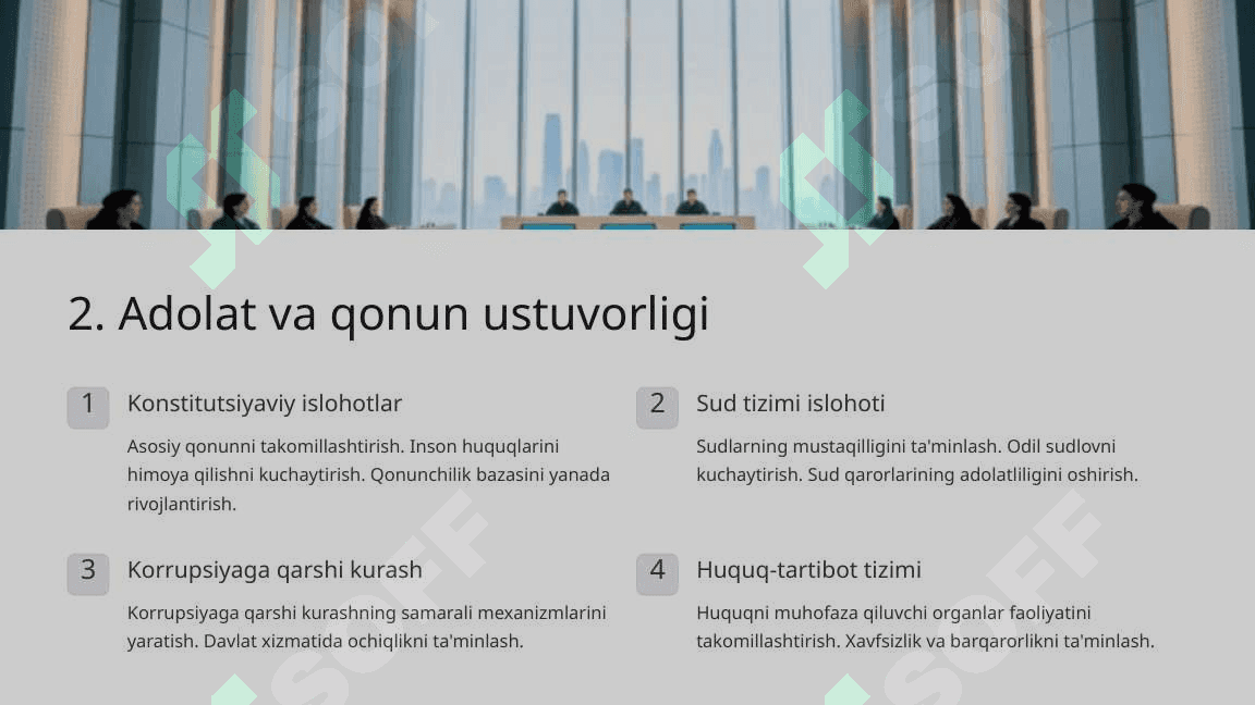 Harakatlar strategiyasidan - taraqqiyot strategiyasi sari 6