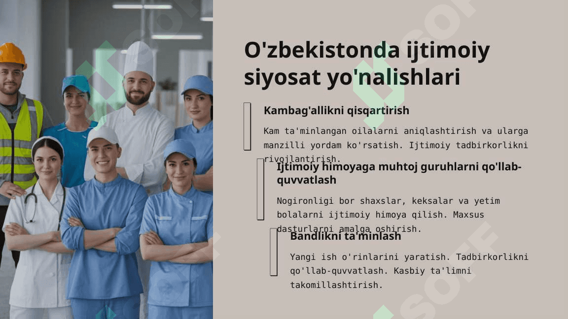 Adolatli ijtimoiy siyosat yuritish, inson kapitalini rivojlantirish 5
