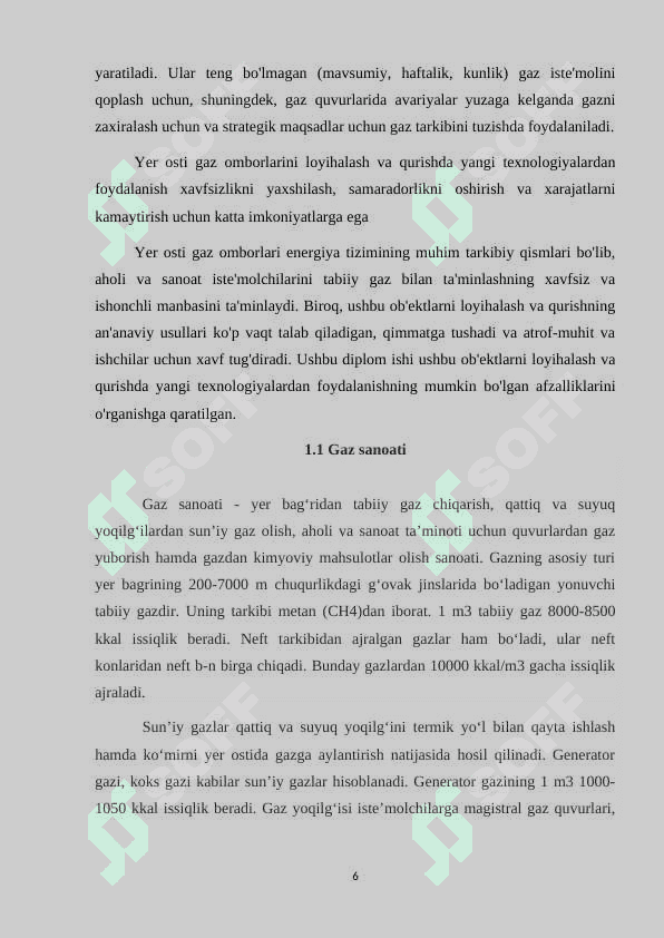 Yer osti gaz omborlarini loyihalash va qurish 6