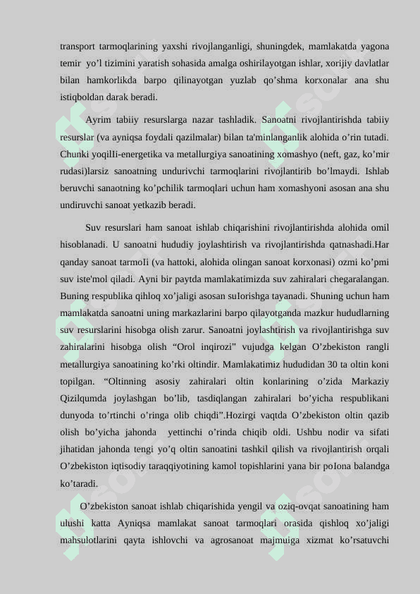 O’ZBEKISTON RESPUBLIKASI XO’JALIGIGA UMUMIY TARIF 6