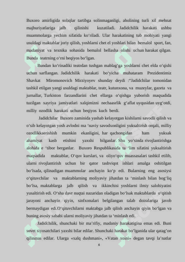 Buxoroda jadidchilik harakati 6