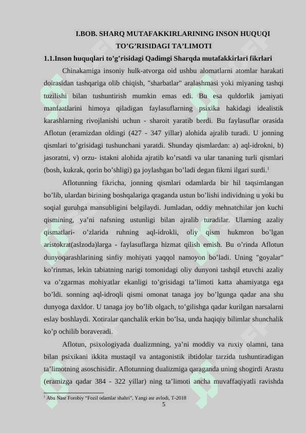 Sharqda inson huquqlarining rivojlanishi 5