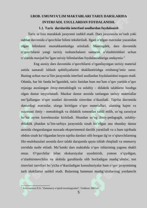 O’zbekistonning II- jahon urushidagi ishtiroki  mavzusini o’qitishda interfaol usullarni qo’llanishi 5