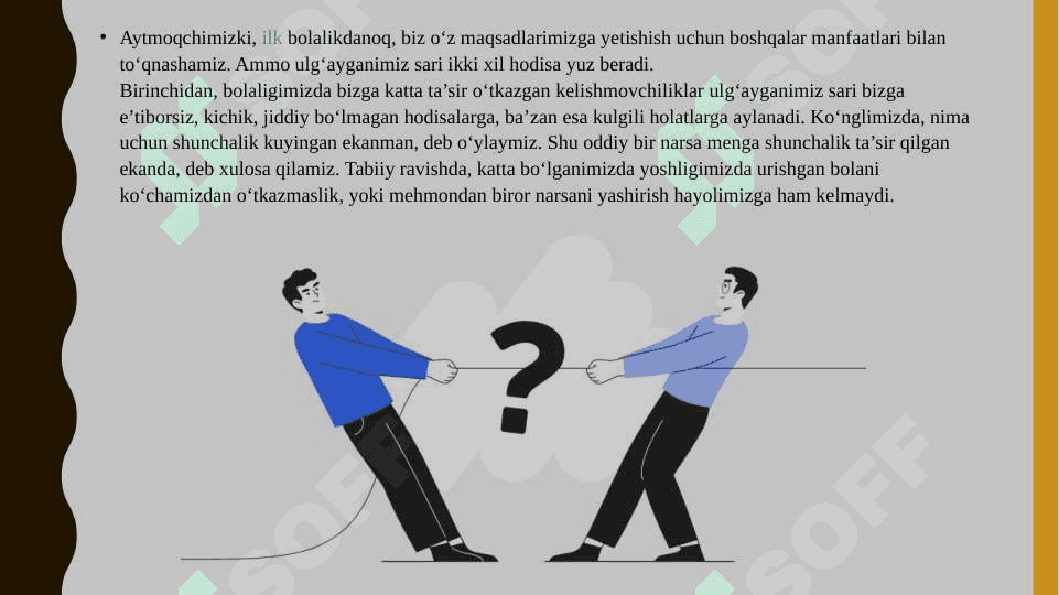 Konflikt inson hayotining ajralmas tarkibi sifatida 2