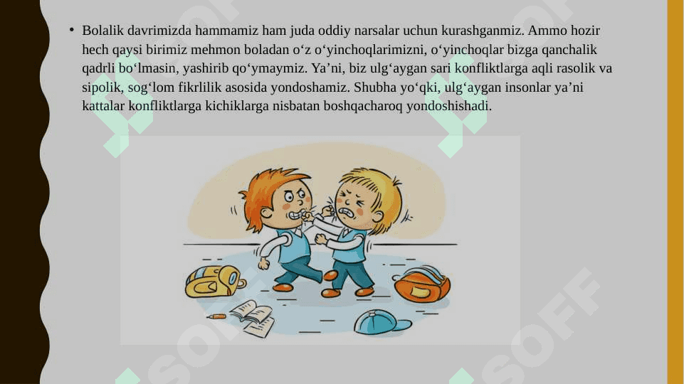 Konflikt inson hayotining ajralmas tarkibi sifatida 3