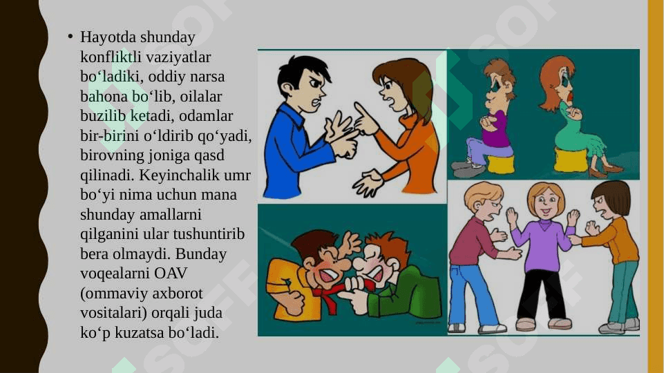 Konflikt inson hayotining ajralmas tarkibi sifatida 7