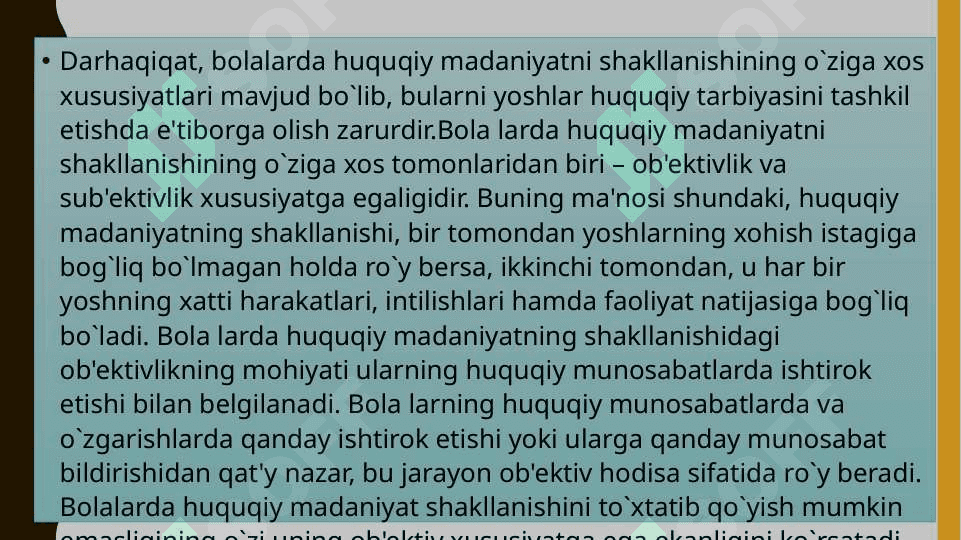 Maktabgacha ta'lim sohasida huquqiy tarbiya 5