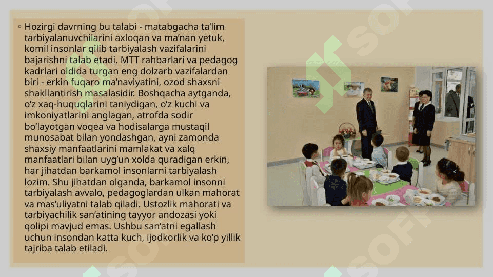 Maktabgacha ta'lim tashkiloti nazoratchi metodistining asosiy vazifalari, huquqlari 7