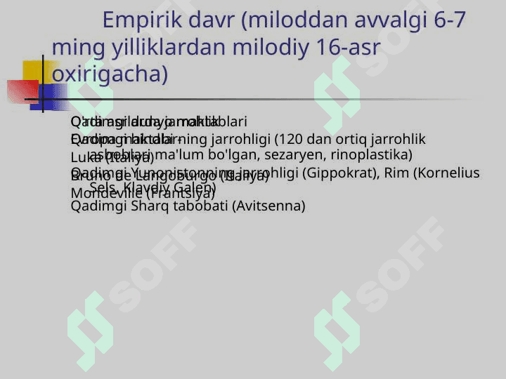 Umumiy xirurgiya moduli maqsad va vazifalari 6
