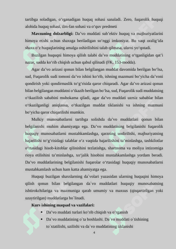 Da'vo tushunchasi 3