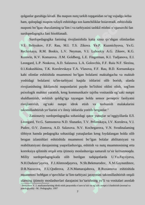 Kar bolalar maktabida talaffuzga o’rgatish metodlari 7