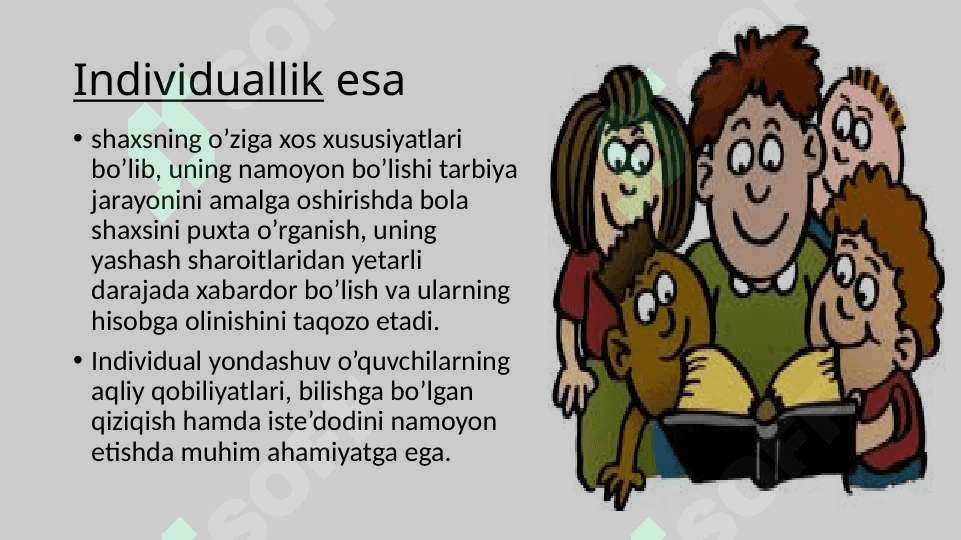 SHAXSNING RIVOJLANISHI, TARBIYASI VA IJTIMOIYLASHUVI,  YAXLIT PEDAGOGIK JARAYON 5