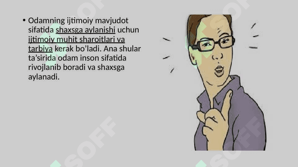 SHAXSNING RIVOJLANISHI, TARBIYASI VA IJTIMOIYLASHUVI,  YAXLIT PEDAGOGIK JARAYON 6