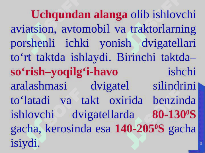 Yoqilg’i va moylar asosiy turlarining tarkibi va ekspluatatsion xossalari 3