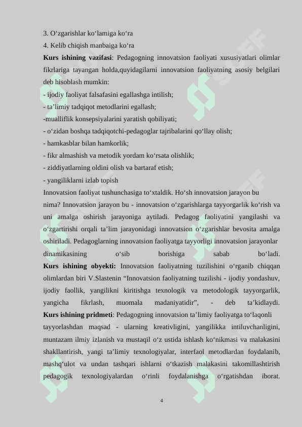 Pedagogning  innovatsion faoliyati 4