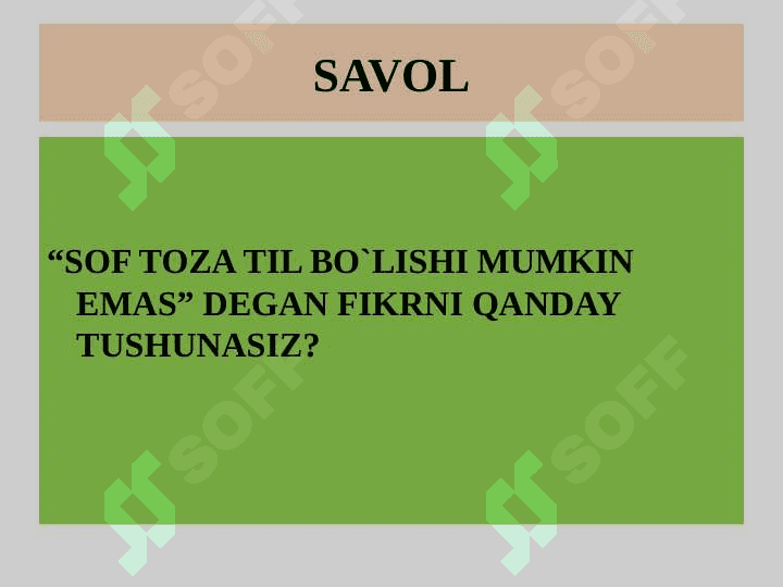 O‘ZBEK TILI LEKSIKASI 2