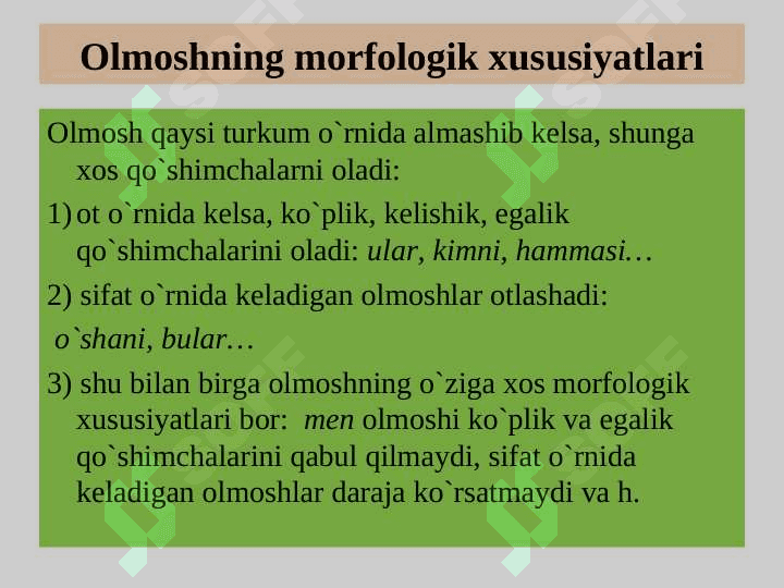 OLMOSHNING TA’RIFI VA LEKSIK–GARAMMATIK XUSUSIYATLARI 4
