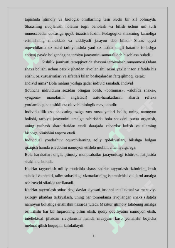 Shaxs ijtimoiy psixologik fenomen sifatida 5