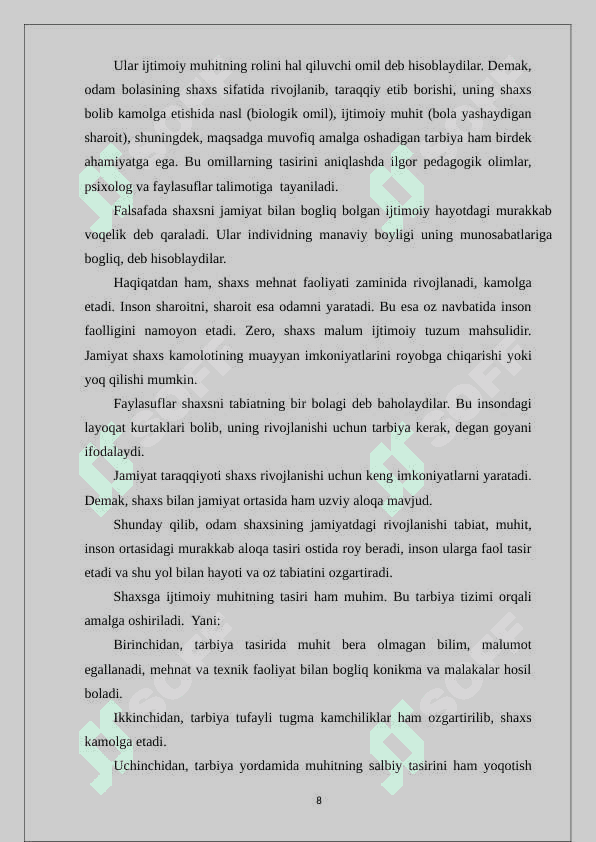 Shaxs ijtimoiy psixologik fenomen sifatida 8