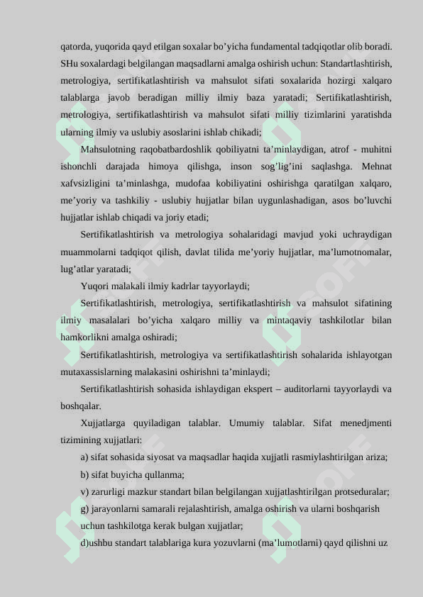 Mavzu:Sifat menejmenti tizimini hujjatlashtirish mavzusida mustaqil ish 4