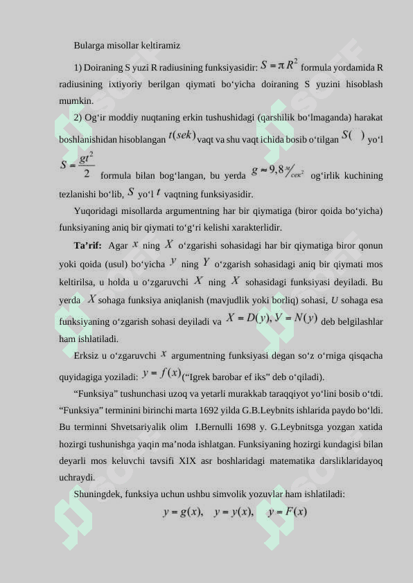 MAVZU:Funksiya tushunchasi. Funksiyaning berilish usullari, elementar funksiyalar va ularning grafiklari. Darajali funksiya 	 mavzusida sigatli mustaqil ish 4