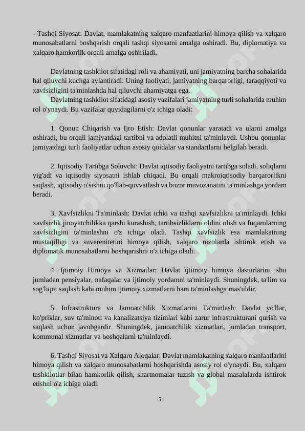 Davlat tushunchasi va uning mohiyati 5