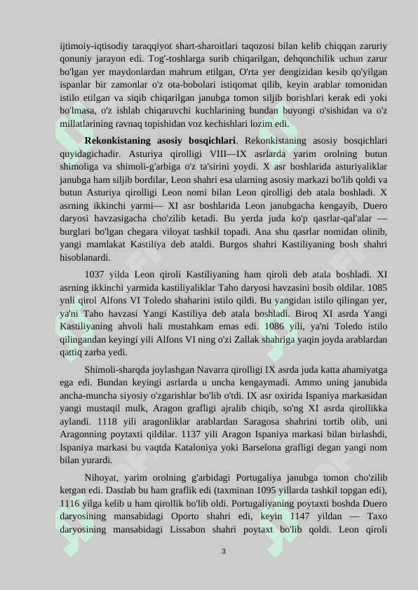 XI-XV ASRLARDA PIRENEY YARIM OROLI DAVLATLARI 3