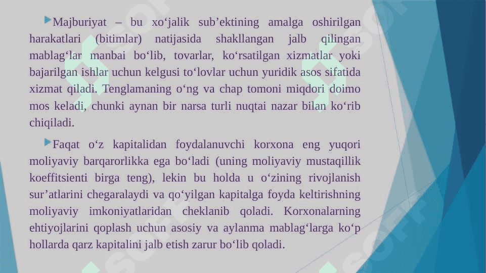 Majburiyatlar hisob 5