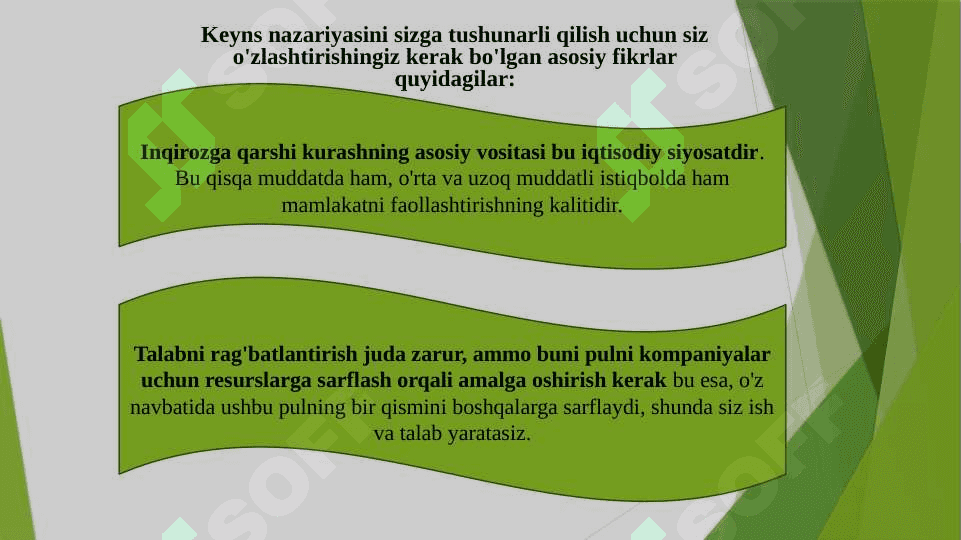 Jon Meynard Keyns ta’limoti va neokeynschilik. 5