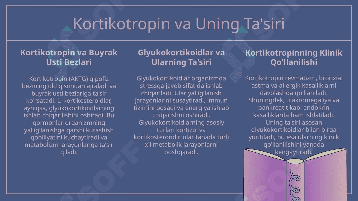 Oqsil va polipeptid unumli gormonal moddalar 5