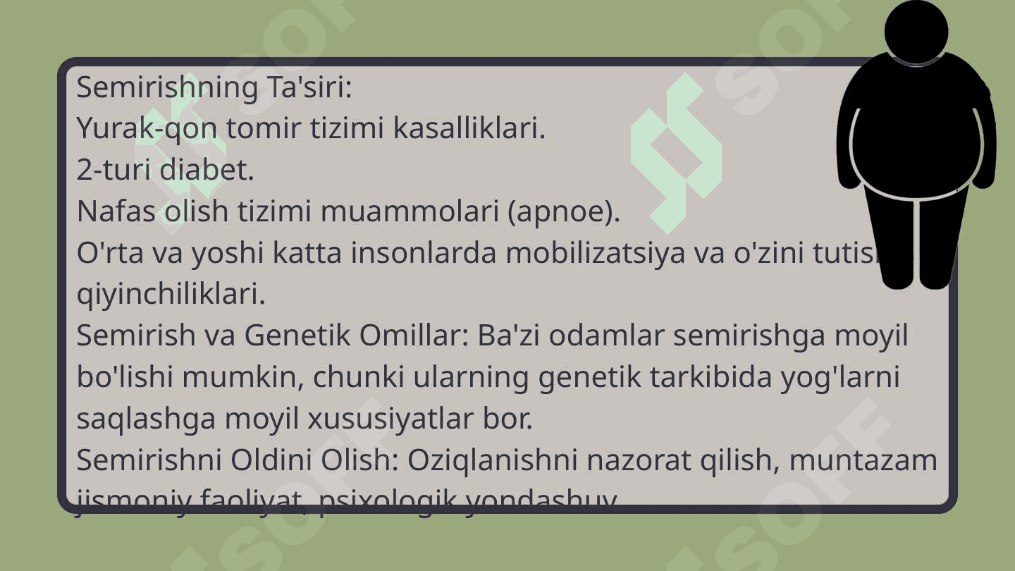 Yog' bosish, semirish, giperlipidemiya, sfingolipidozlar 3