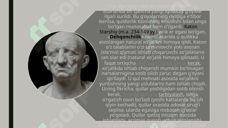 QADIMGI RIMDAGI IQTISODIY G’OYALAR. XRISTIANLIKNING VUJUDGA KELISHI 3