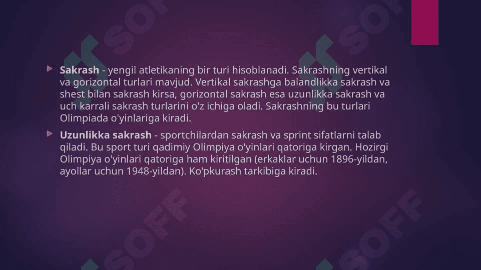Uch hatlab sakrash texnikasi asoslari 3