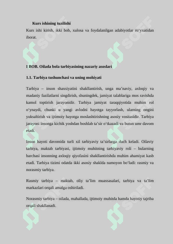 Oilada bola tarbiyasida milliy an'analardan foydalanish 6