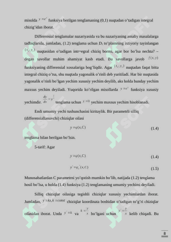 CHIZIQLI BIR JINSLI BO’LMAGAN VEKTOR MATRITSALI TENGLAMA VA UNI O’ZGARMAS 8