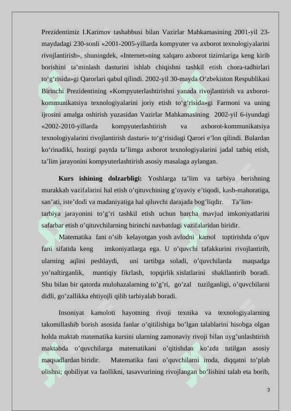 Chiziqli gruppalar 3