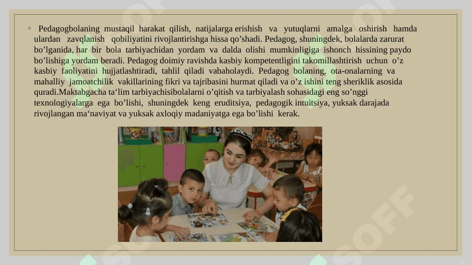 Tarbiyachining tasviriy faoliyat mashg'ulotlaridagi pedagogik va kasbiy maxorati 3