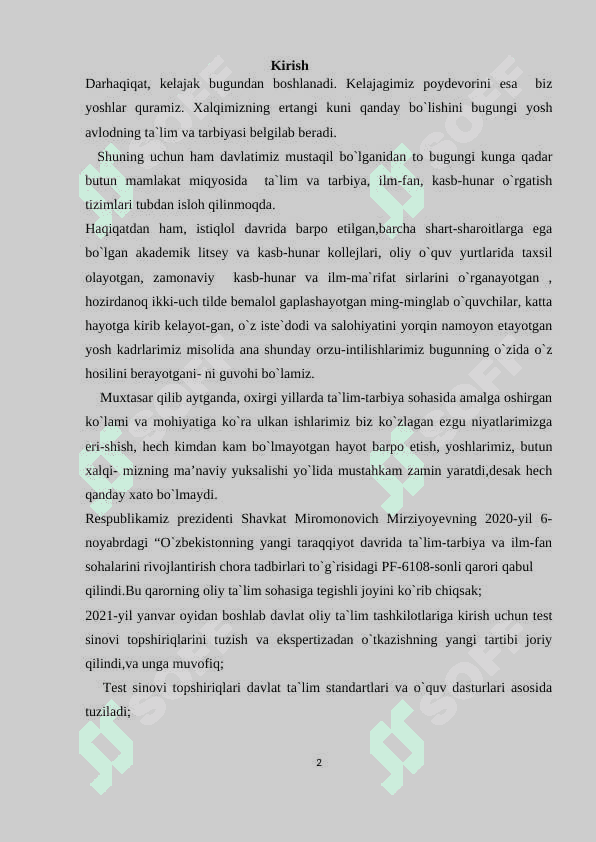 Differensial hisobning ba'zi bir tadbiqlari 2