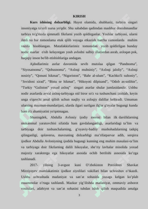 A.Avloniyning  Turkiy guliston yohud axloq asarida ta’limiy-axloqiy masalalar 3