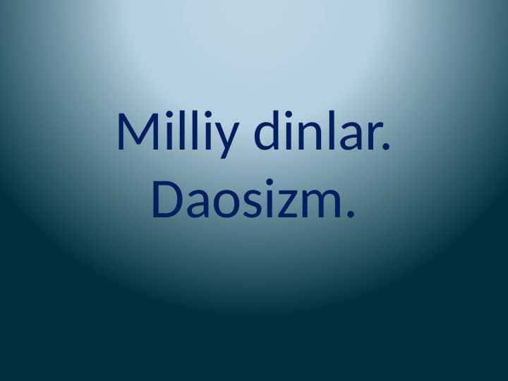 daosizm