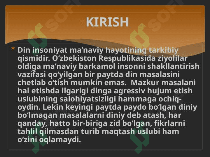Dinninng jamiyatdagi funksiyalari 2