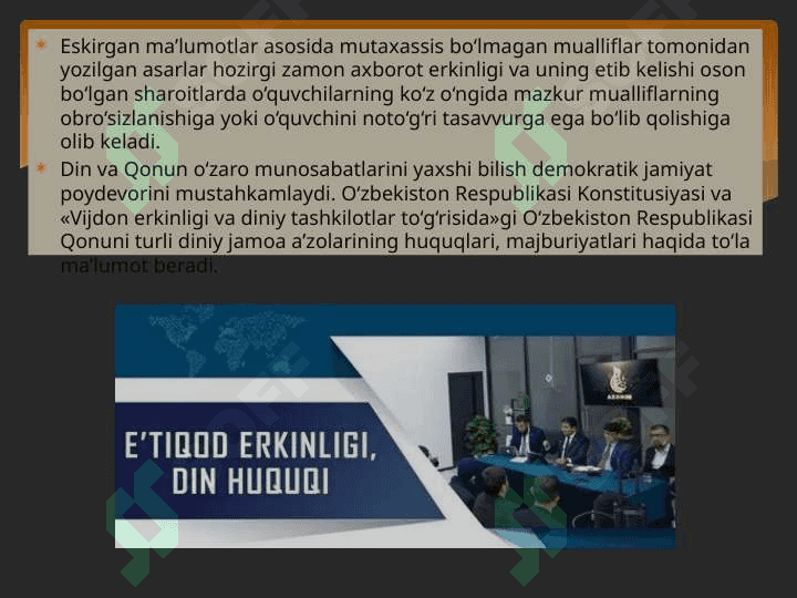 Dinninng jamiyatdagi funksiyalari 5