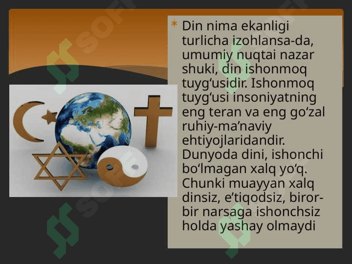 Dinninng jamiyatdagi funksiyalari 8