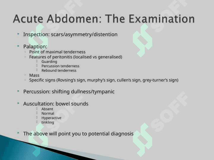 Acute Abdomen and peritonitis 8