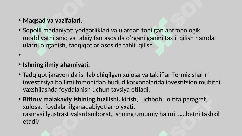 Sopolli madaniyati antropologiyasini o’rganishdaosteologik manbalarning o’rni 4