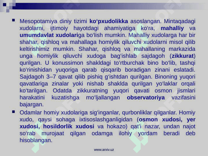 Qadimgi Mesopotamiya dinlari 4