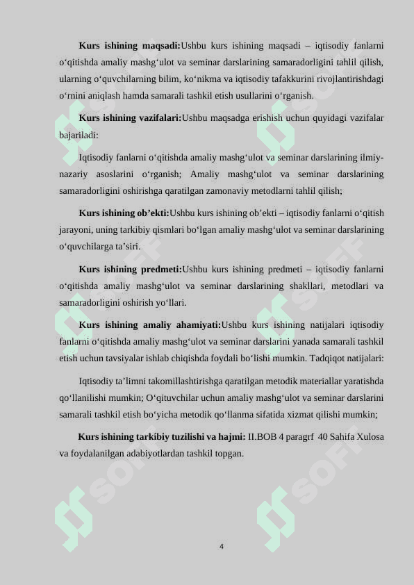 IQTISODIY FANLARNI O'QITISHDA AMALIY MASHG'ULOT VA SEMINAR DARSLARI 4