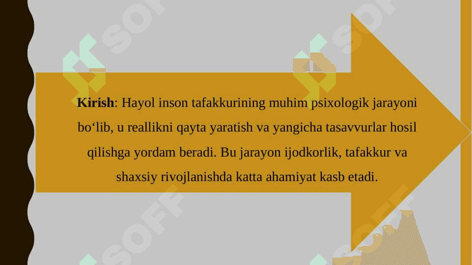 Hayol - psixologik jarayon sifatida 3