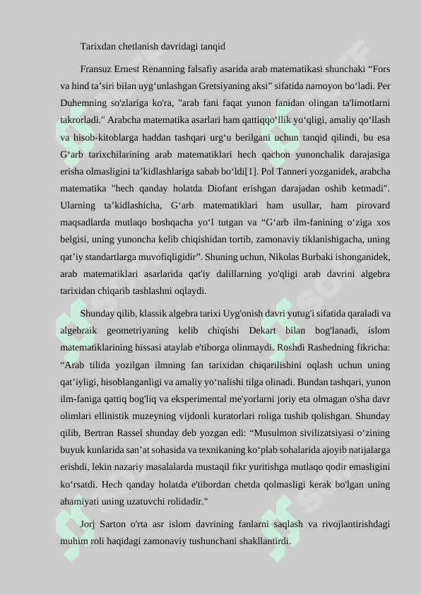 “BAYT AL-HIKMADA ARAB TILIGA TARJIMA QILINGAN MATEMATIKAGA OID ASARLAR” 7