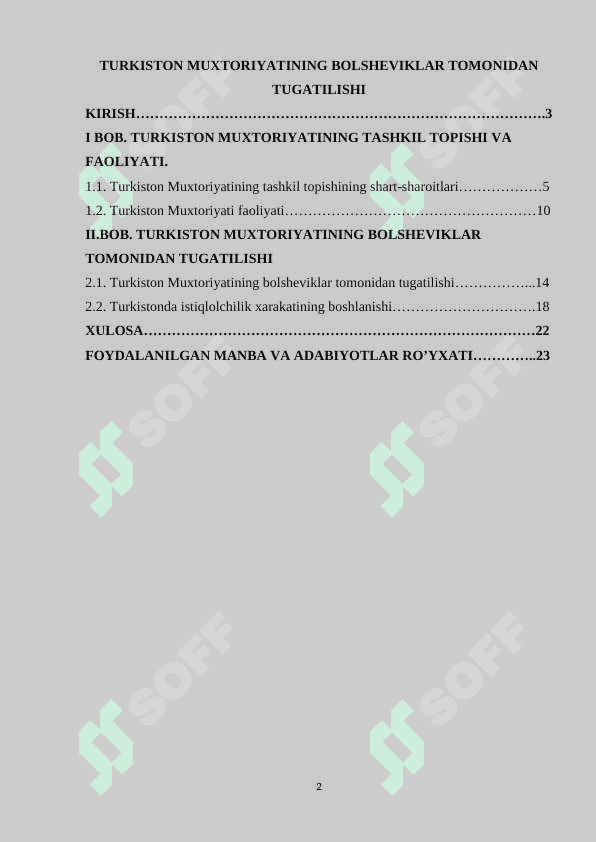 Turkiston muxtoriyatining bolsheviklar tomonidan tugatilishi 2
